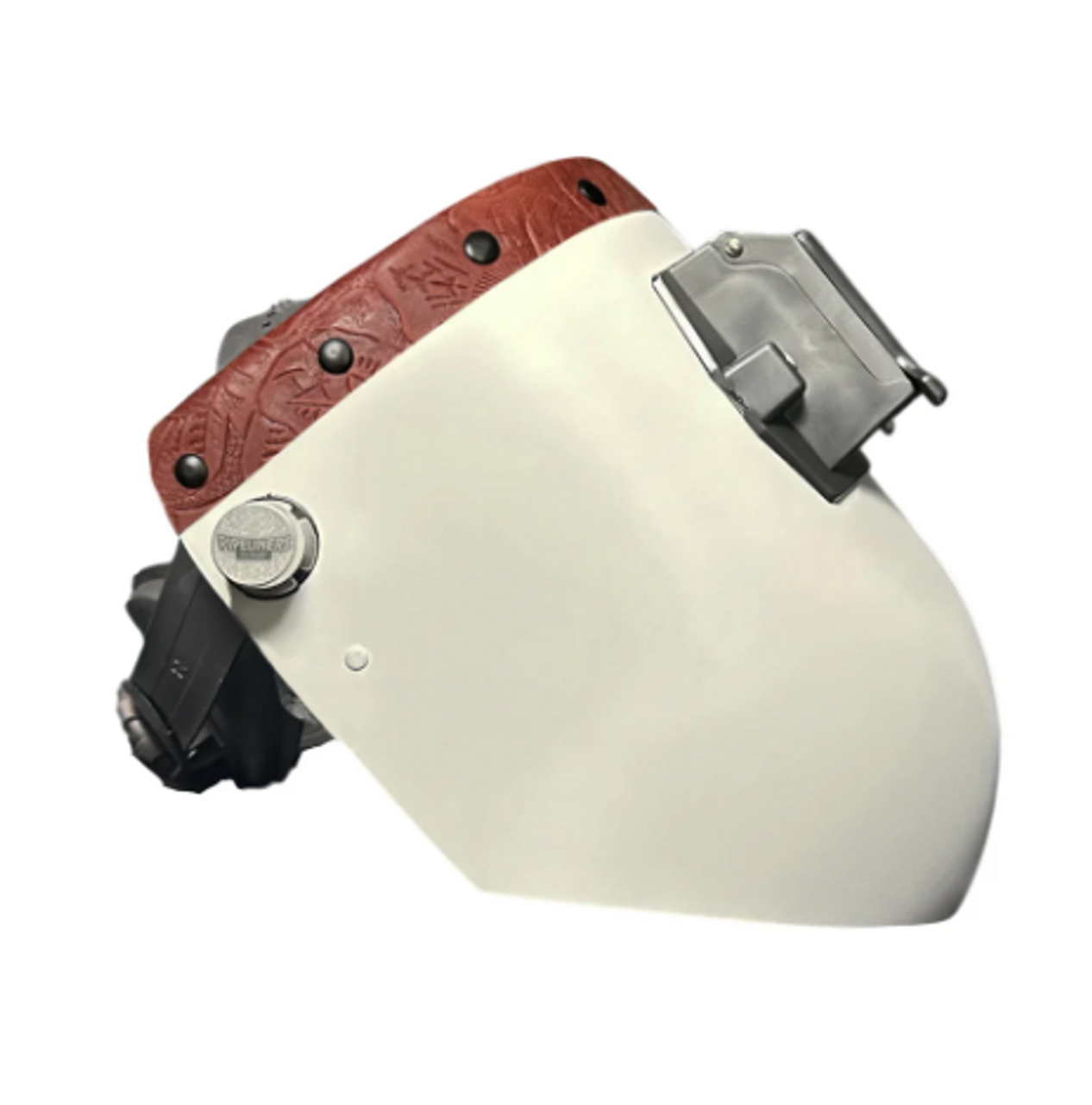 An application scenario or product detail of custom leather welding hoods - Image 7