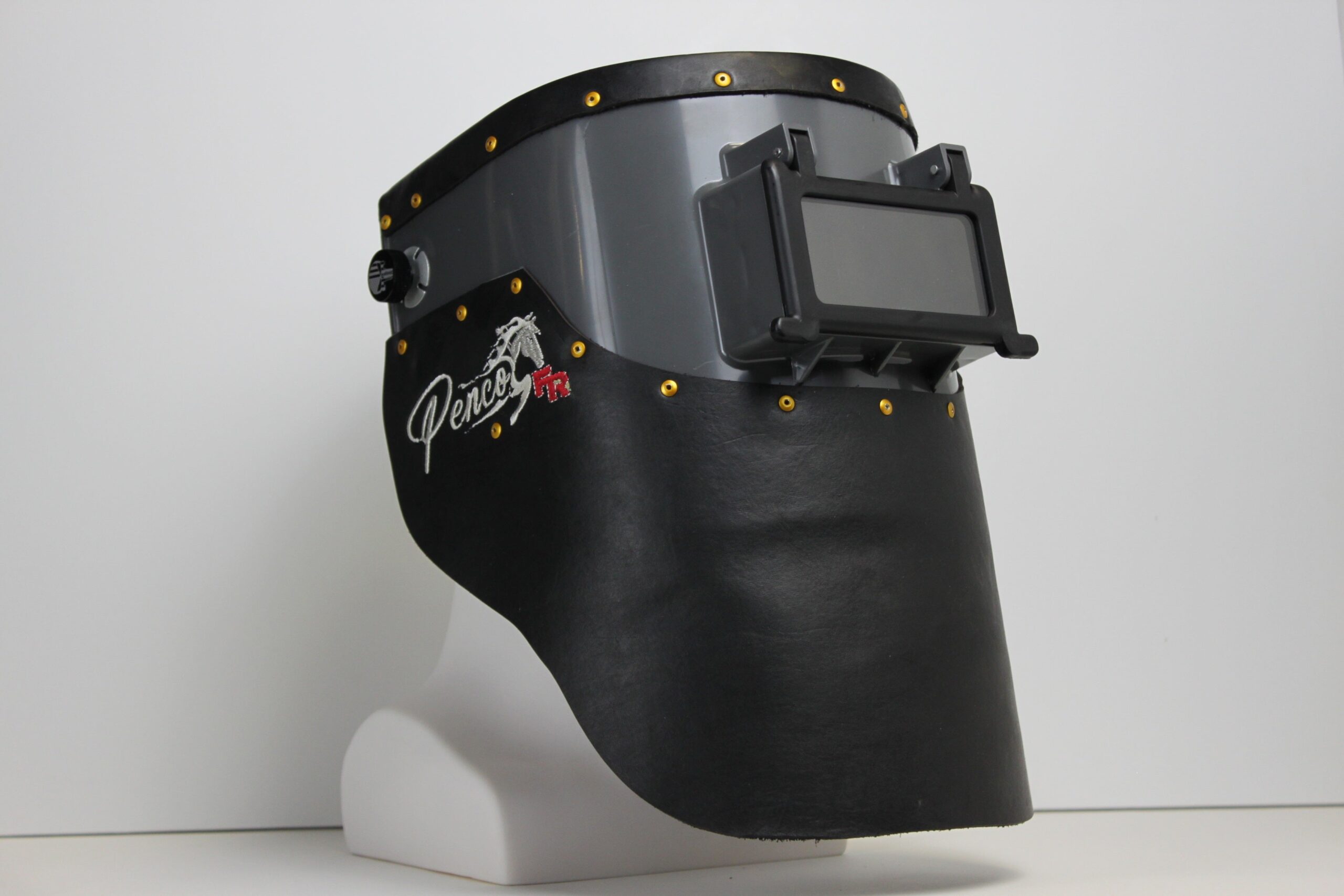An application scenario or product detail of custom leather welding hoods - Image 10