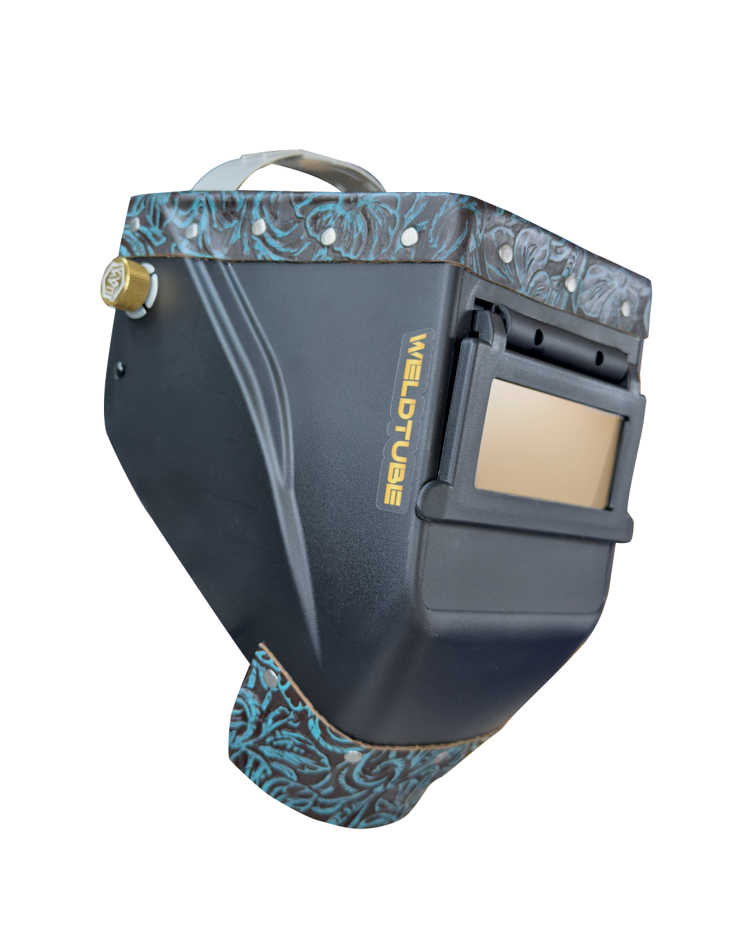 An application scenario or product detail of custom leather welding hoods - Image 11