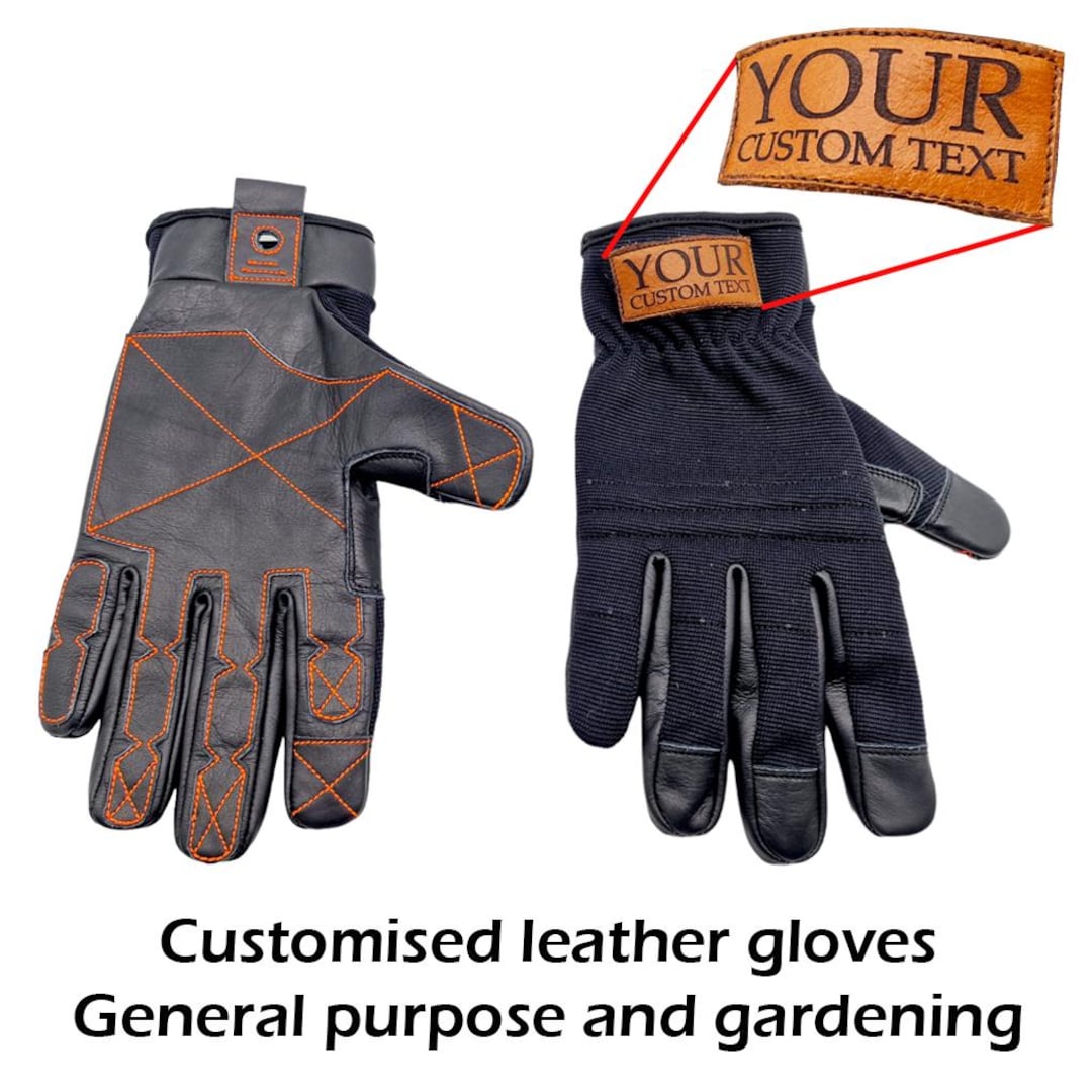An application scenario or product detail of custom leather work gloves - Image 4