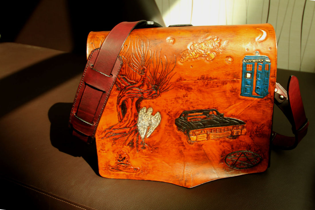 An application scenario or product detail of custom leather works - Image 6
