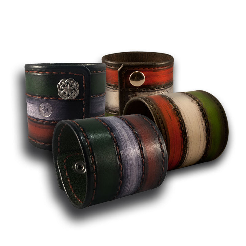 An application scenario or product detail of custom leather wristbands - Image 12