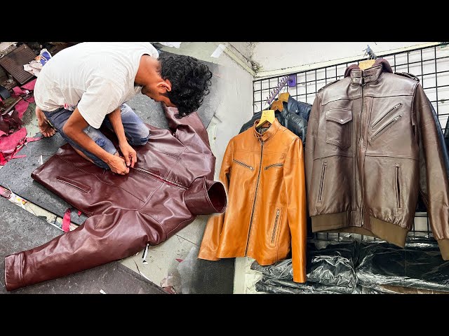 An application scenario or product detail of custom made leather clothing - Image 1