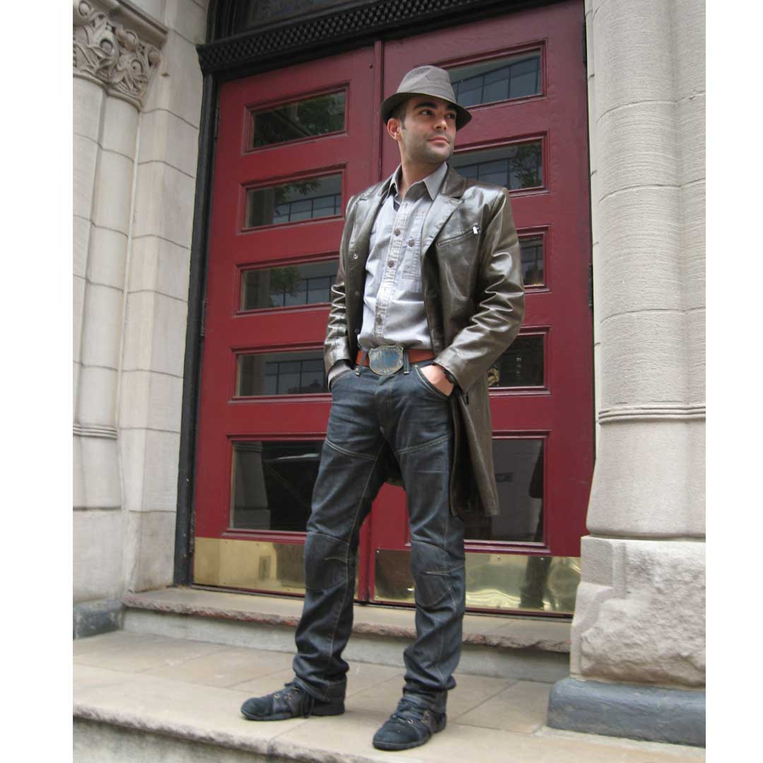 An application scenario or product detail of custom made leather coats - Image 5