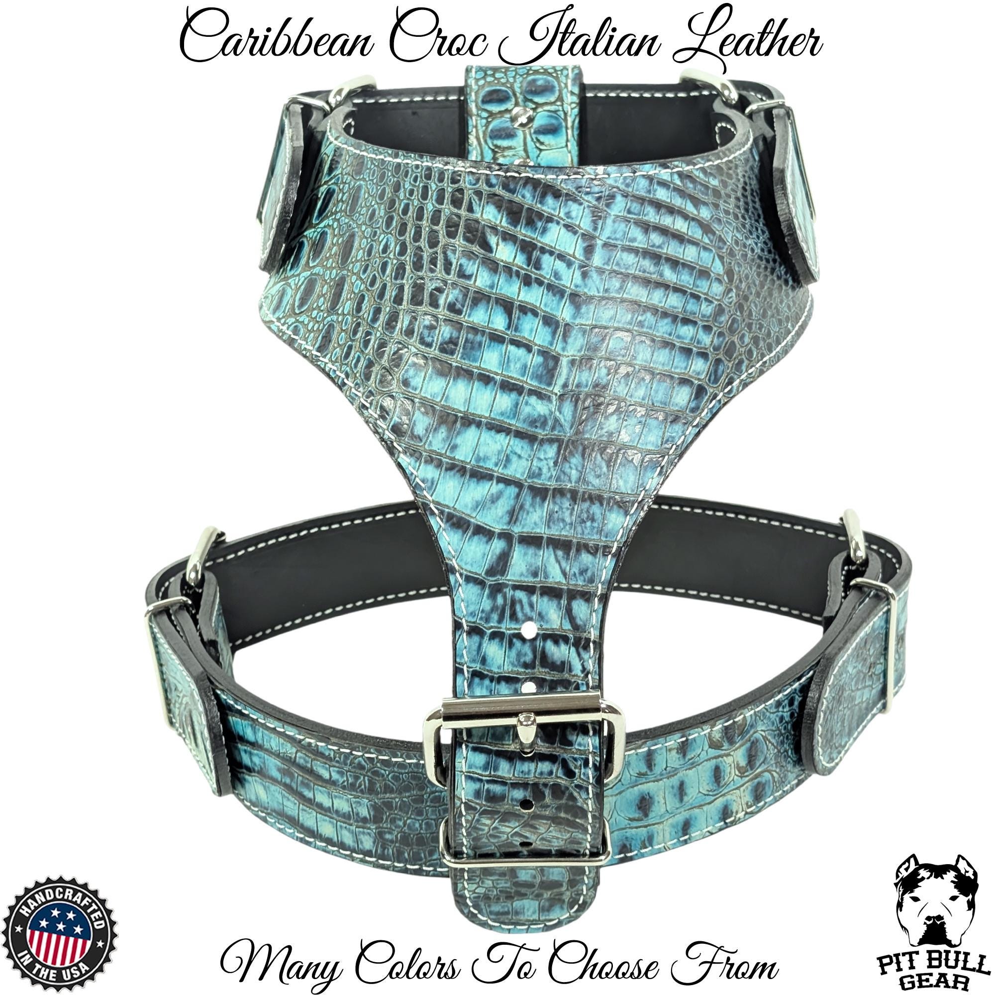 An application scenario or product detail of custom made leather dog harness - Image 14