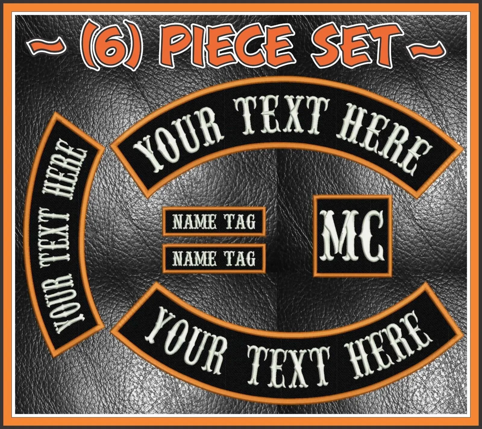 An application scenario or product detail of custom patches for leather vest - Image 7