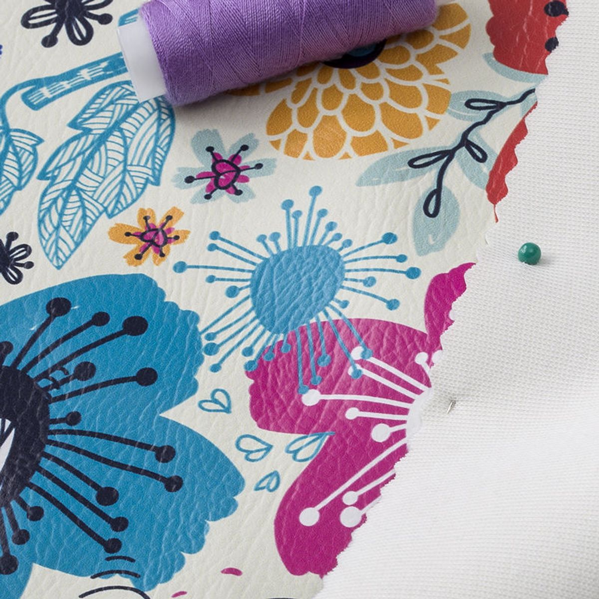 An application scenario or product detail of custom printed faux leather - Image 7