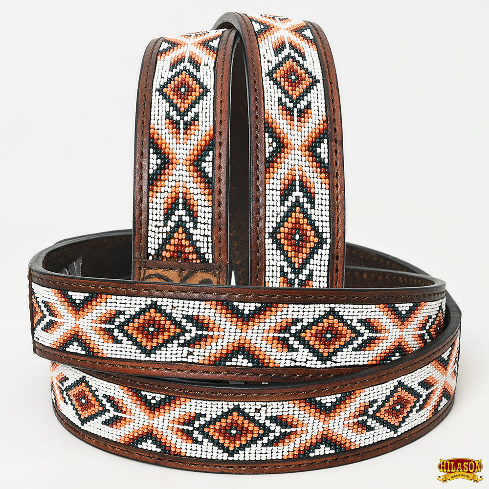 An application scenario or product detail of custom western leather belts - Image 15