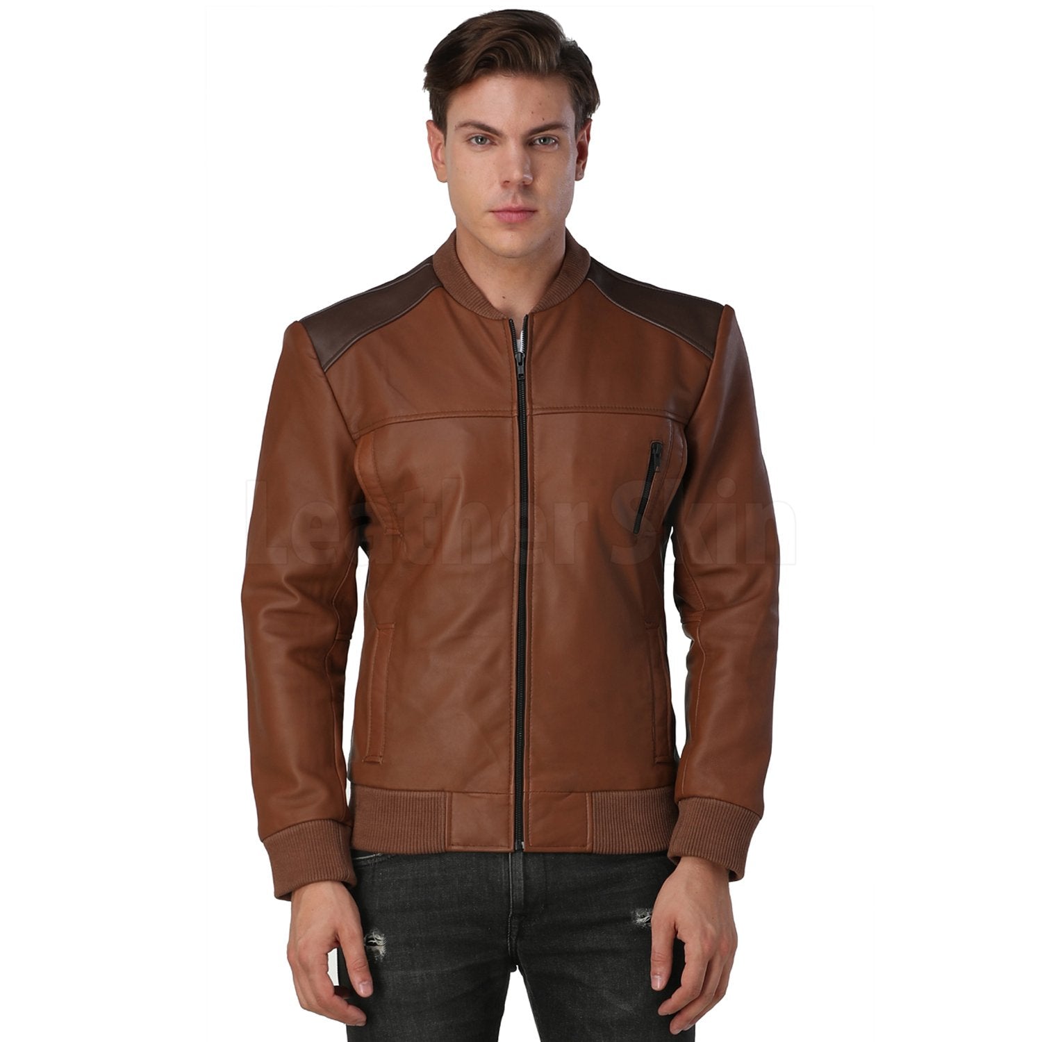 An application scenario or product detail of custome leather jacket - Image 22