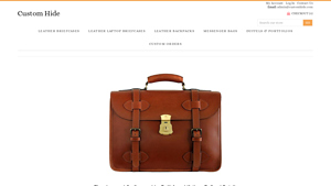 Custom Hide - Handmade Leather Briefcases