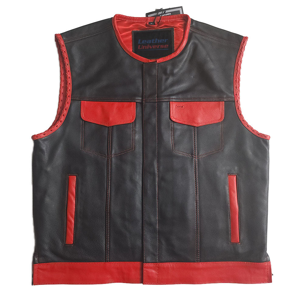 An application scenario or product detail of customize leather vest - Image 17