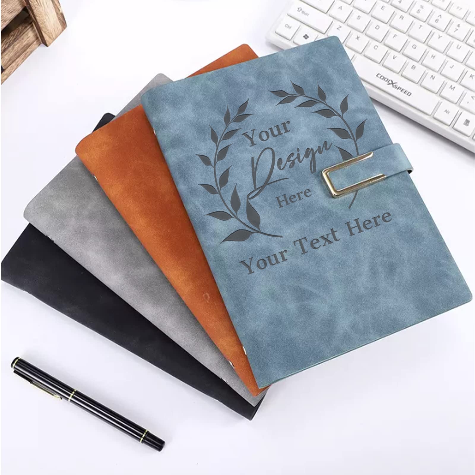 An application scenario or product detail of customized leather journal - Image 23