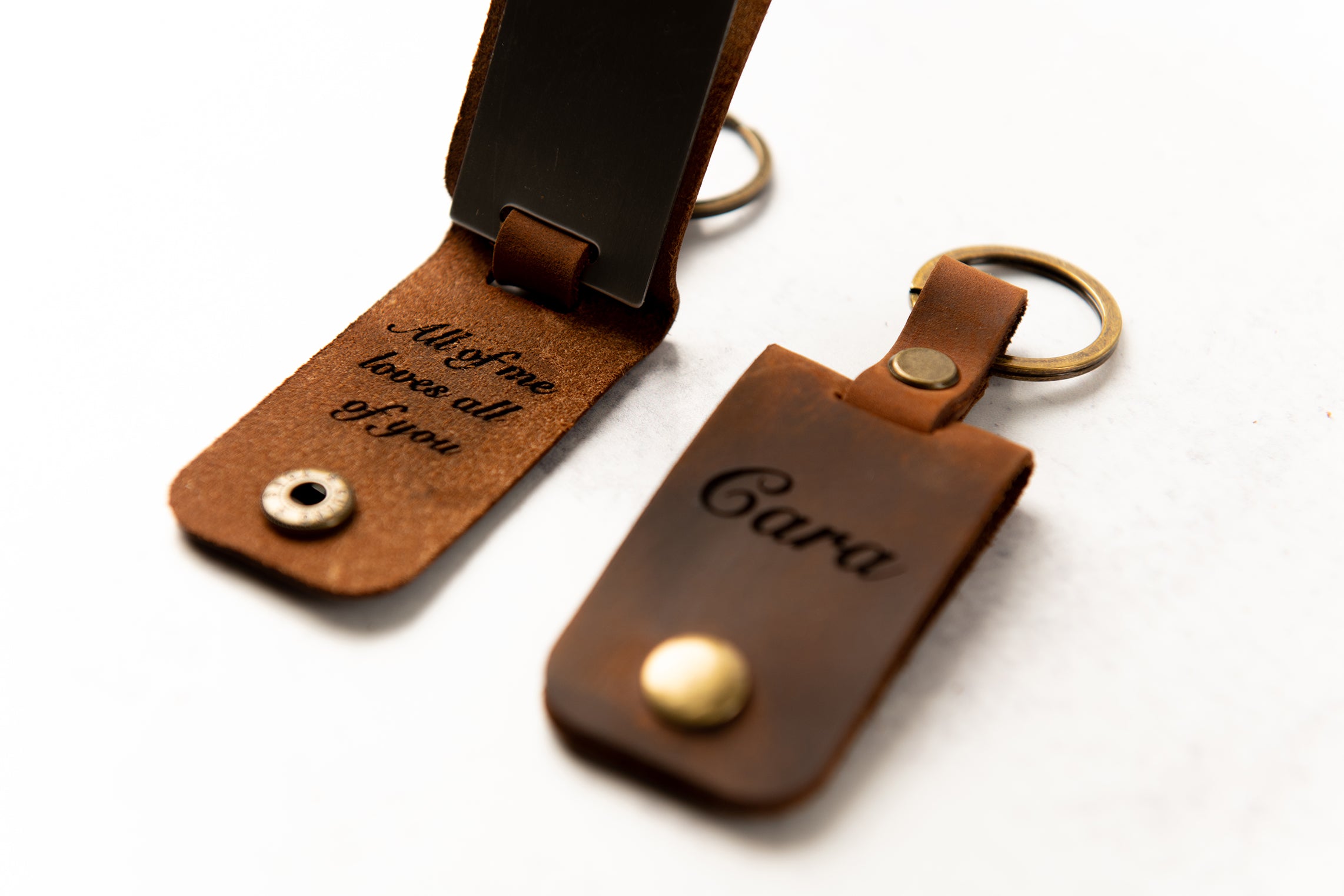 An application scenario or product detail of customized leather keychain - Image 13