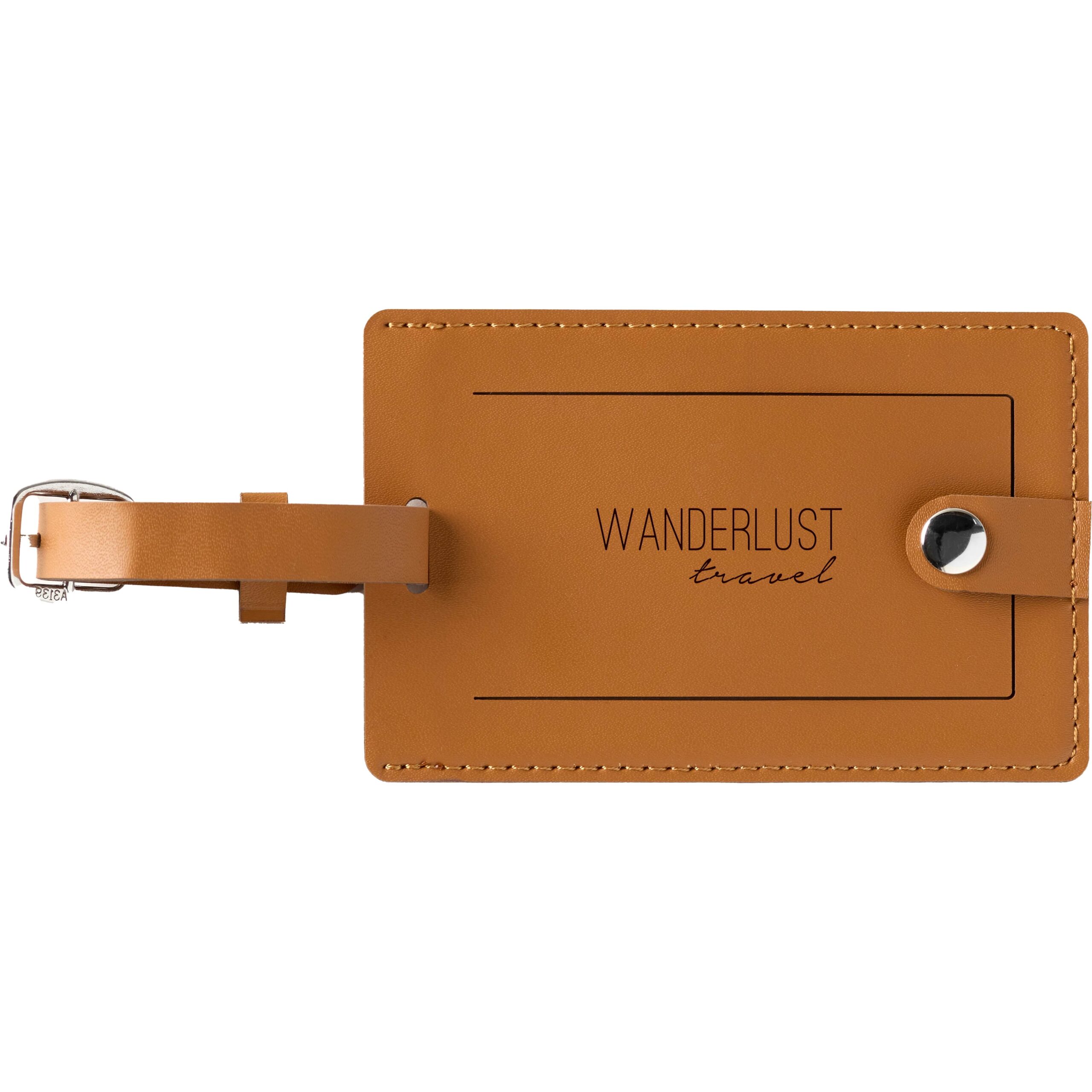 An application scenario or product detail of customized leather luggage tags - Image 2