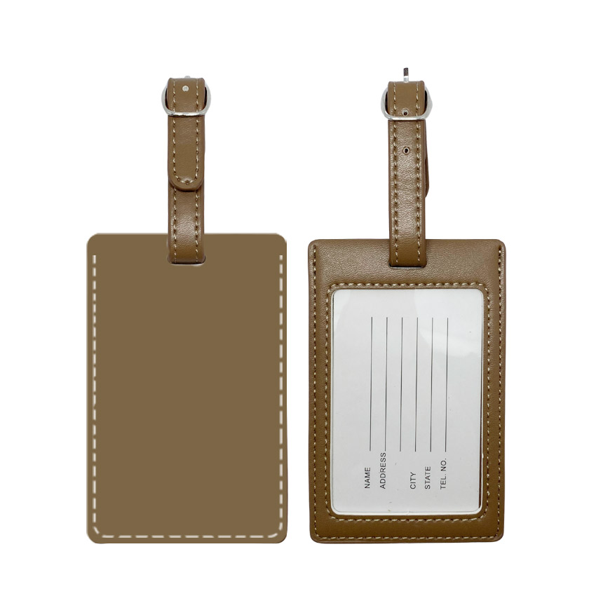 An application scenario or product detail of customized leather luggage tags - Image 15