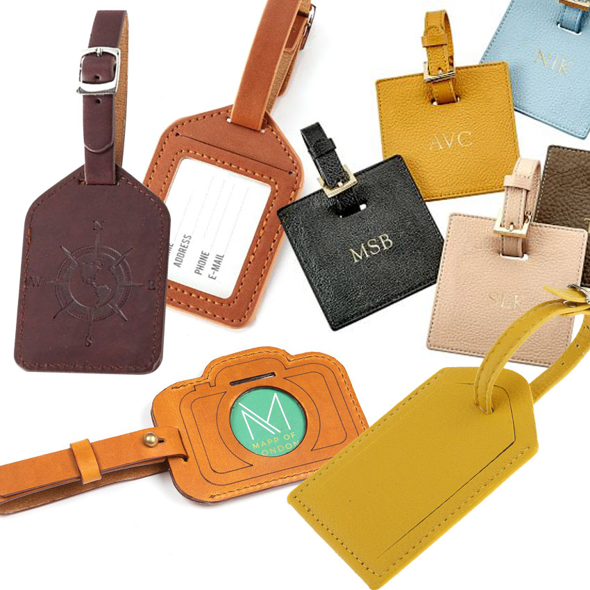 An application scenario or product detail of customized leather luggage tags - Image 21