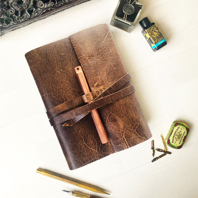 An application scenario or product detail of customized leather notebook - Image 20