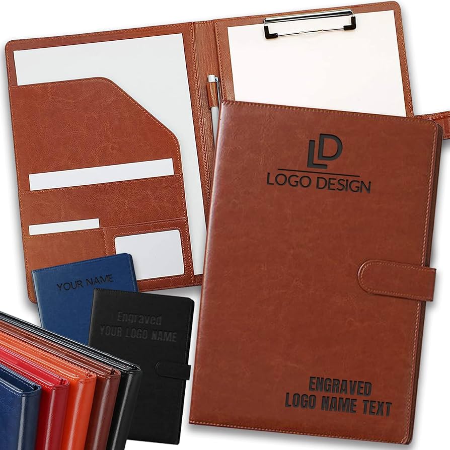 An application scenario or product detail of customized leather padfolio - Image 8