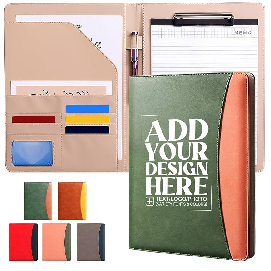 An application scenario or product detail of customized leather portfolio - Image 13