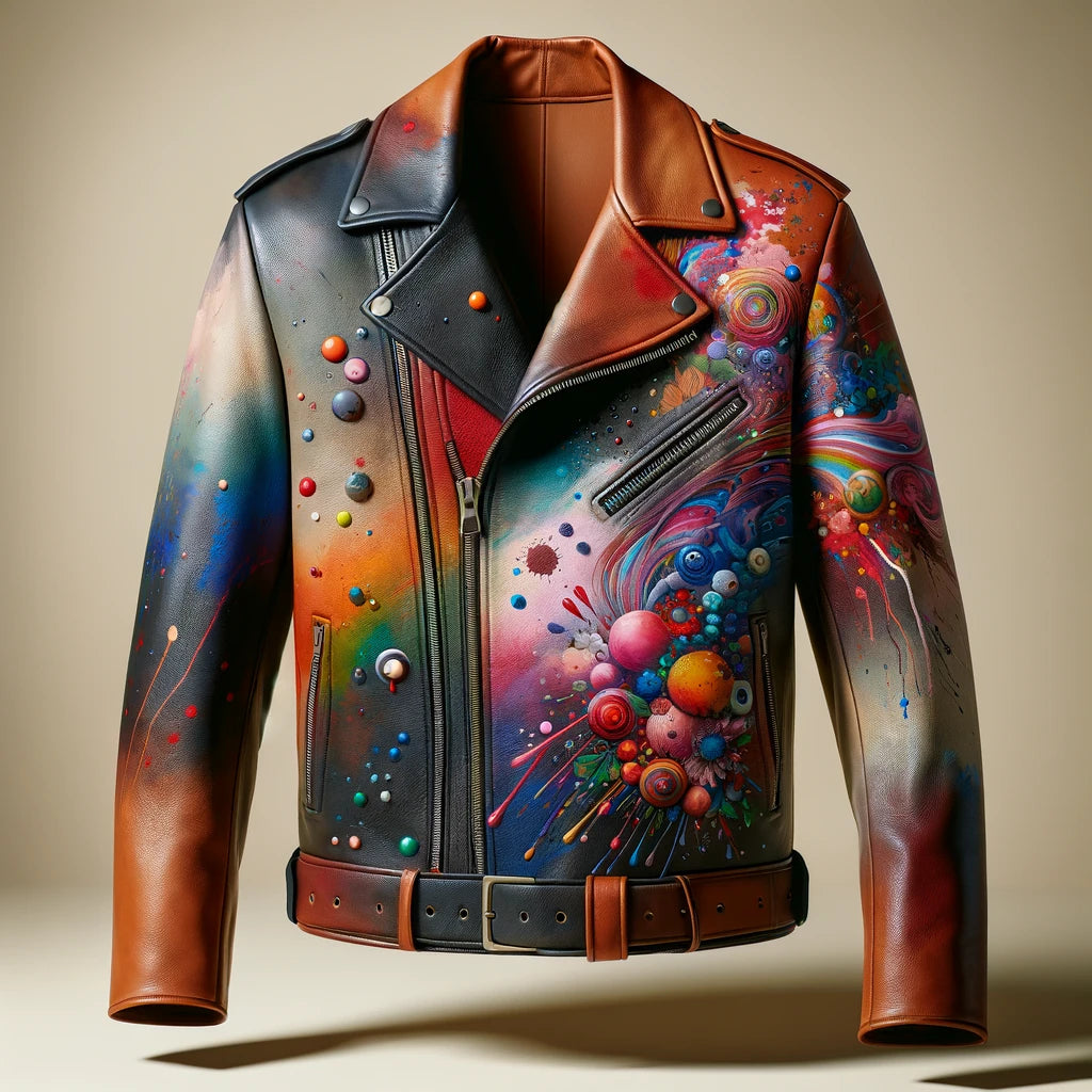 An application scenario or product detail of customizing leather jacket - Image 14