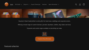 Custom Leather and Pen - Handcrafted Leather Goods
