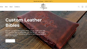 Custom Leather Bibles - Handcrafted Leather Bibles