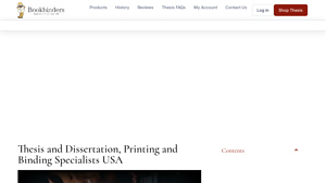 DB Bookbinders - Thesis and Dissertation Binding
