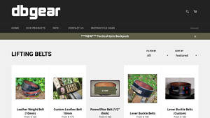 dbgear - Lifting Belts