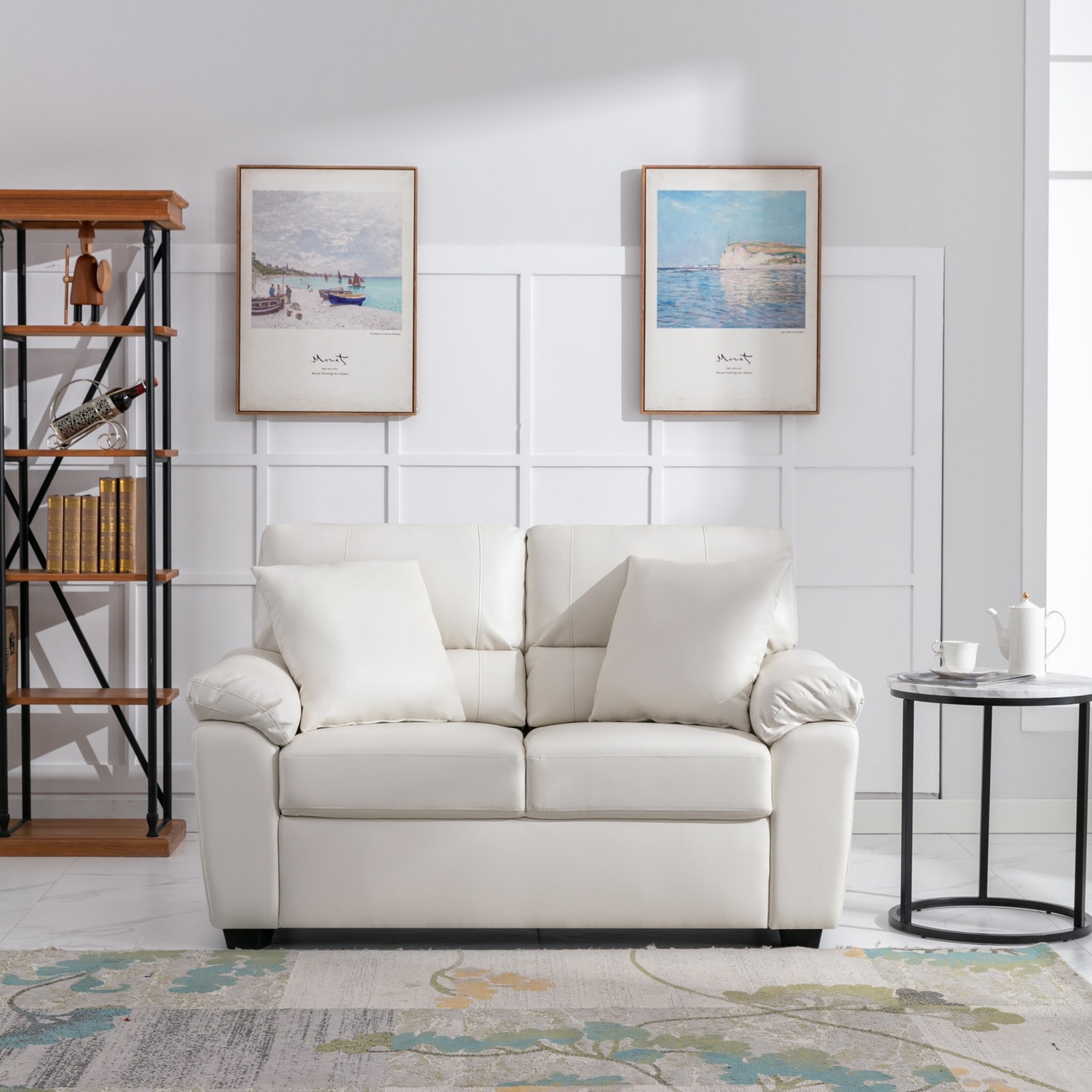 An application scenario or product detail of deals on faux leather loveseats - Image 10