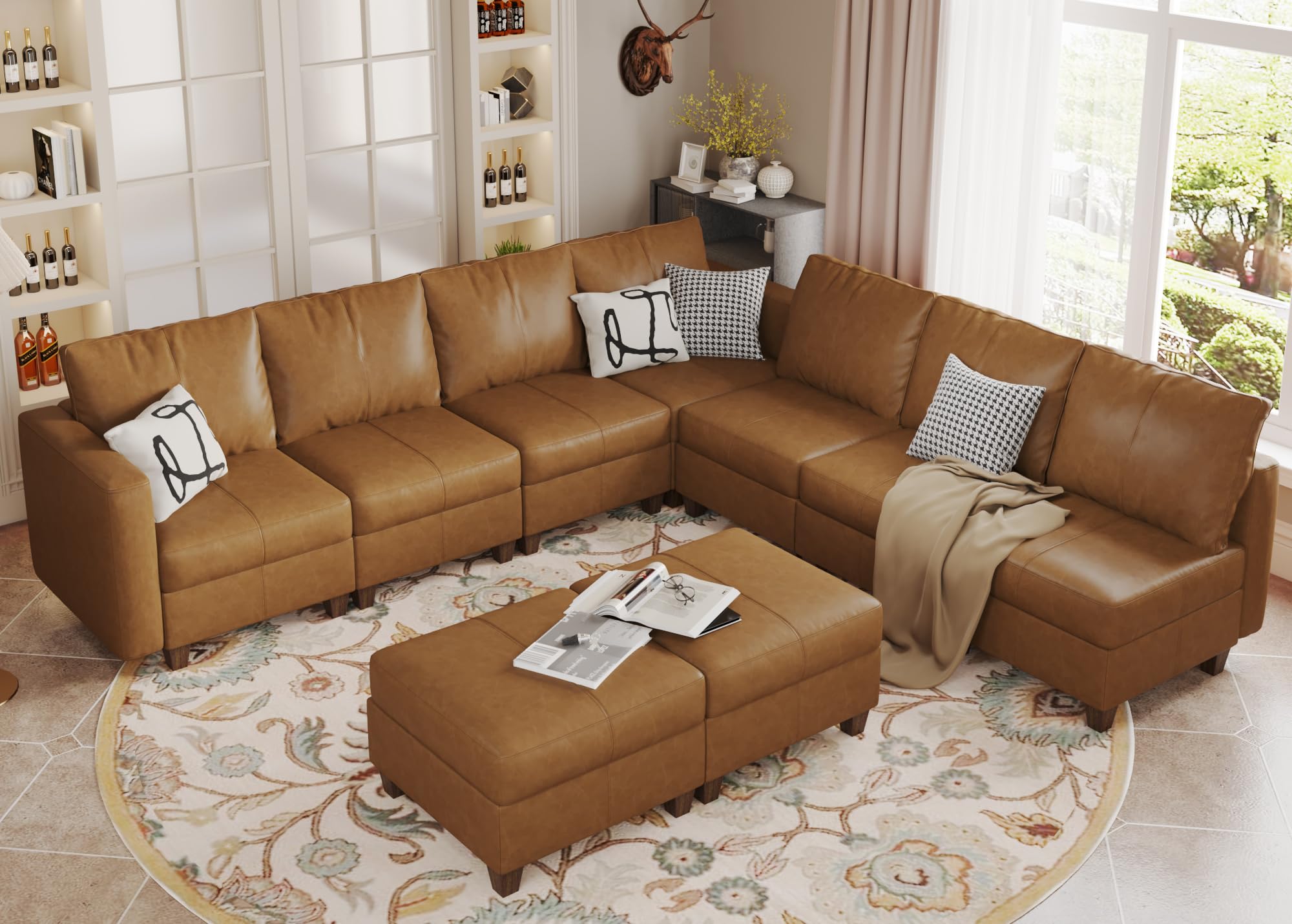 Featured image for the deals on faux leather sectional sofas guide