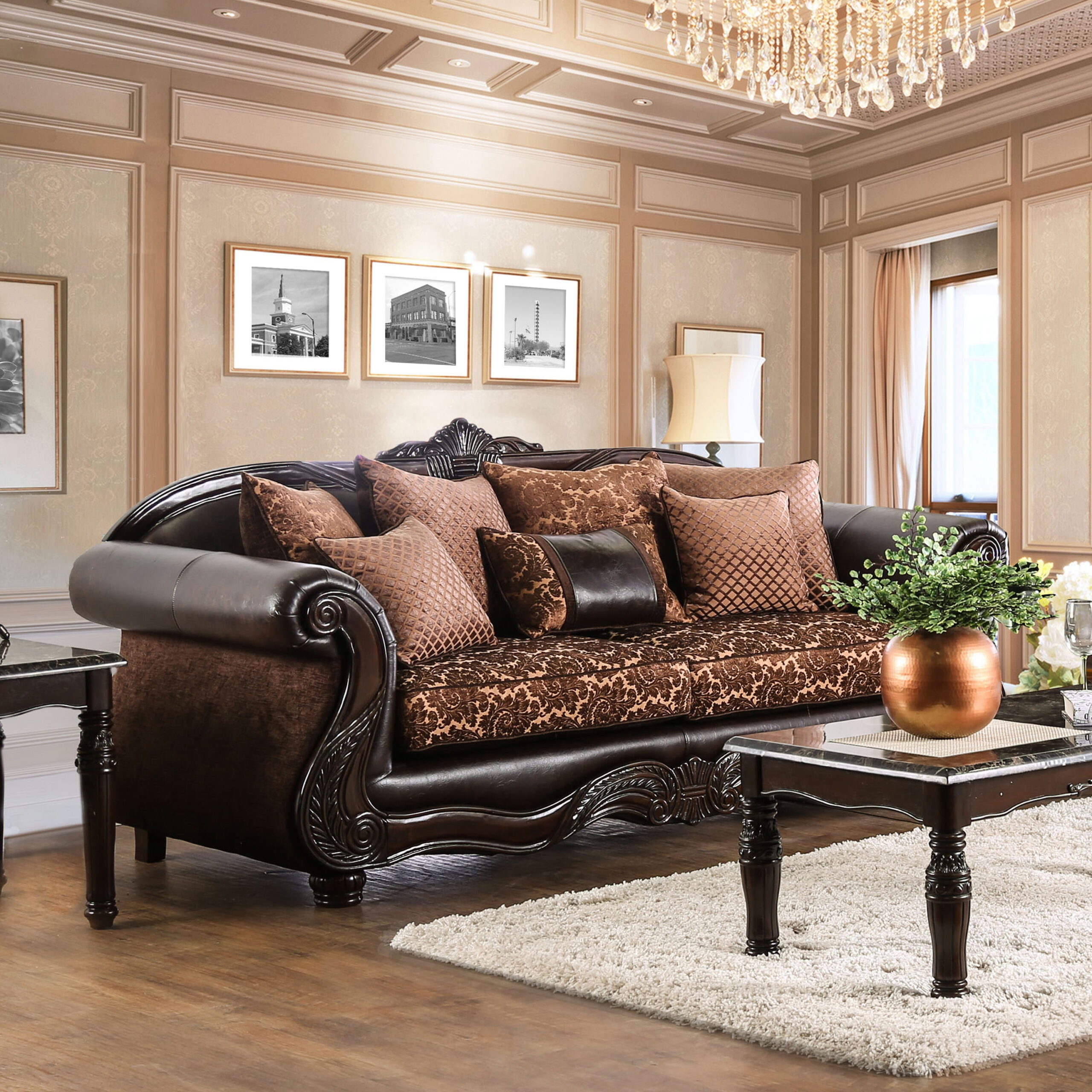 An application scenario or product detail of deals on faux leather sofas - Image 7