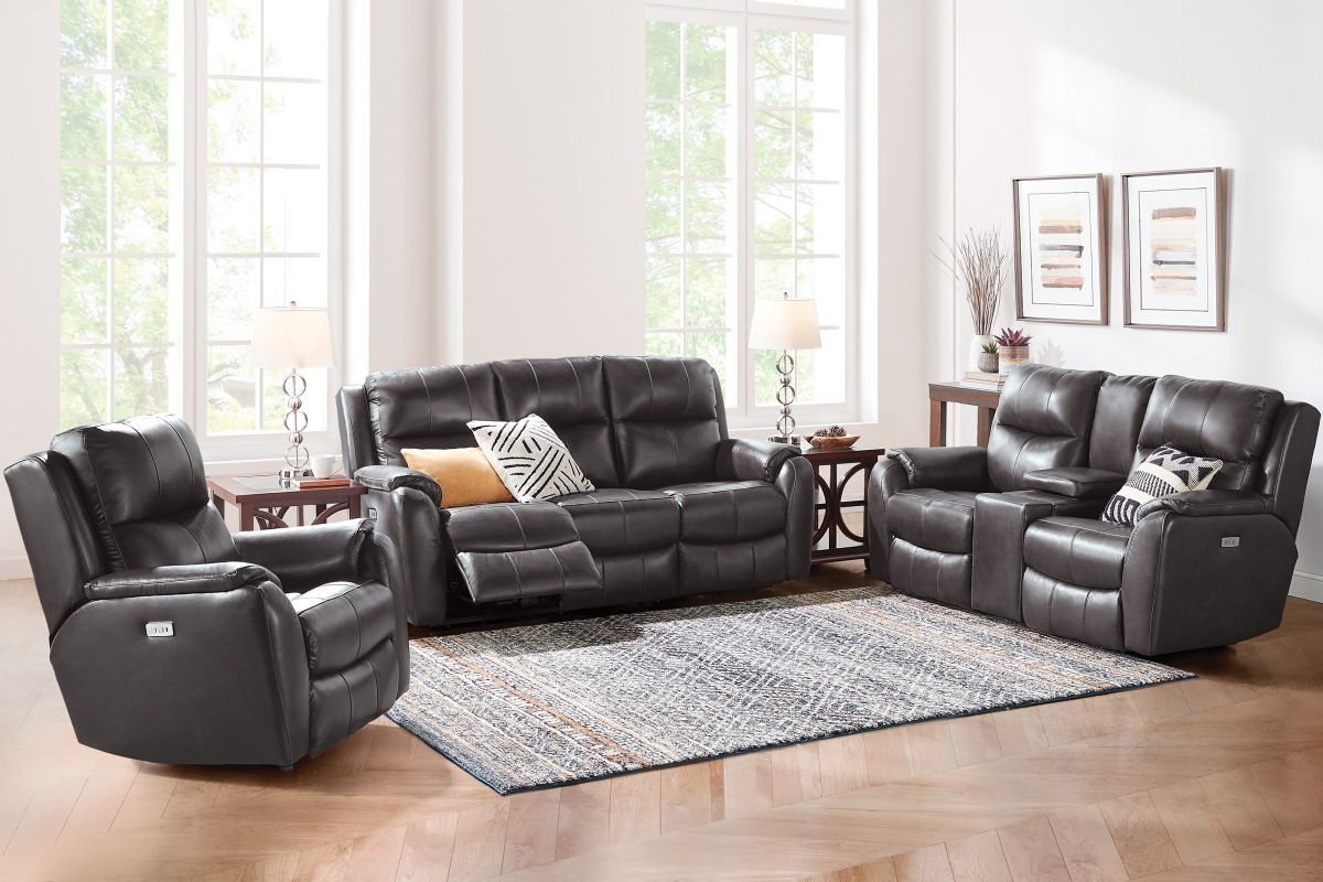 An application scenario or product detail of deals on leather reclining sofas - Image 2