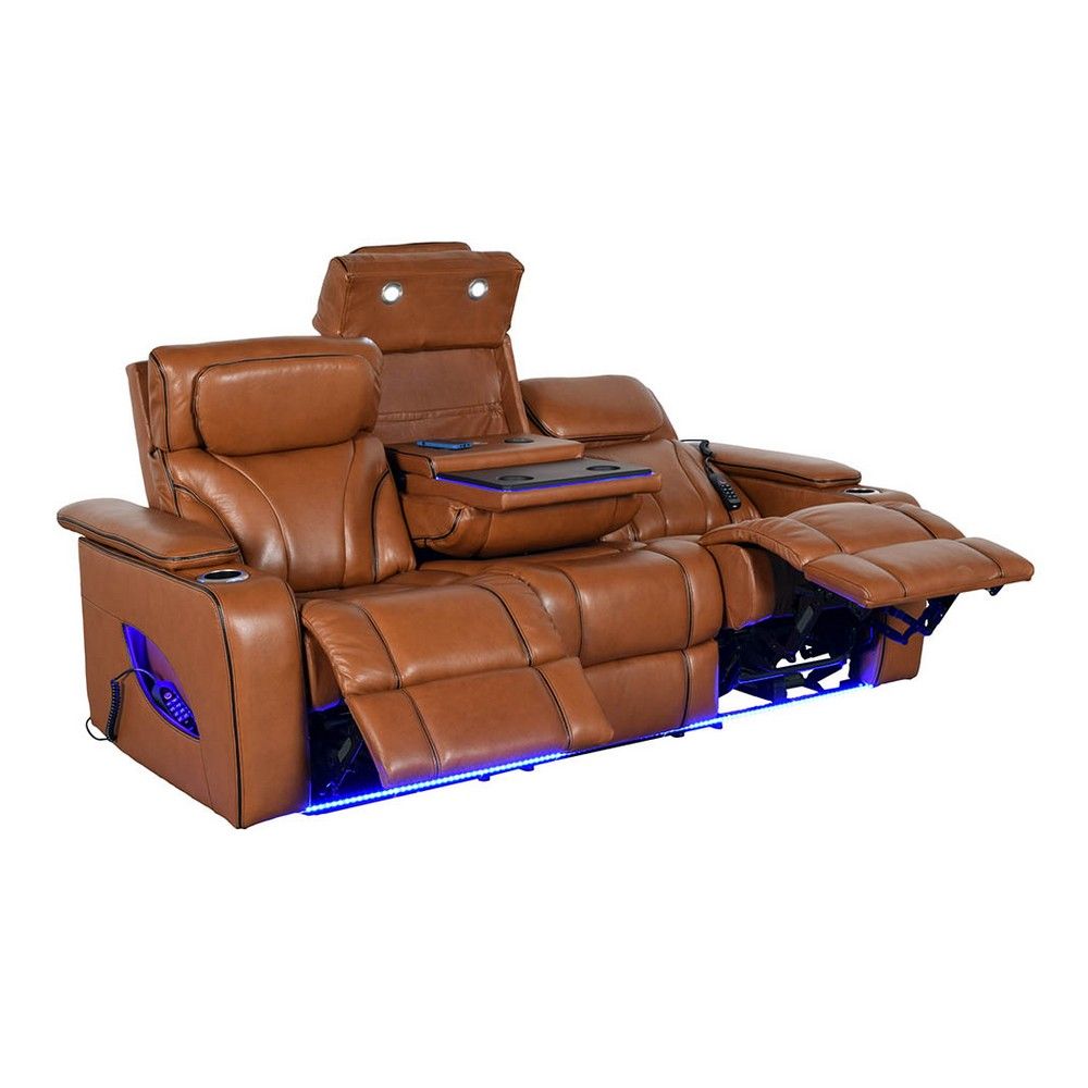 An application scenario or product detail of deals on leather reclining sofas - Image 12