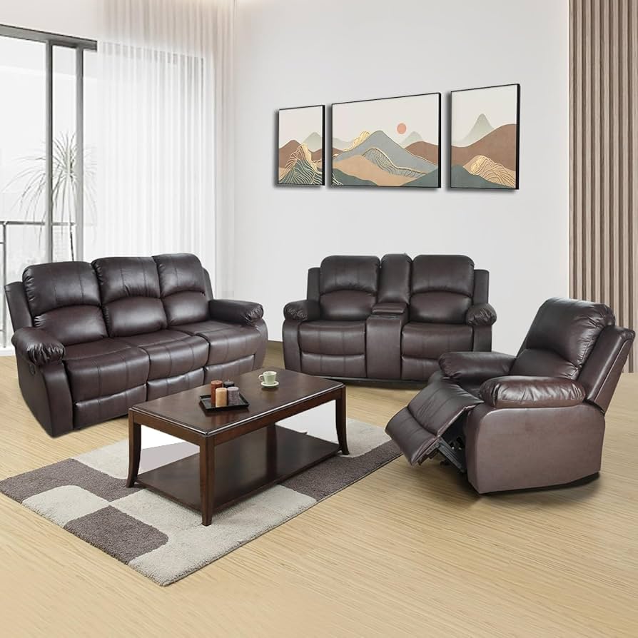 An application scenario or product detail of deals on leather reclining sofas - Image 15
