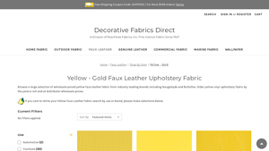 Naugahyde - SPIRIT MILLENNIUM US322 SUN YELLOW