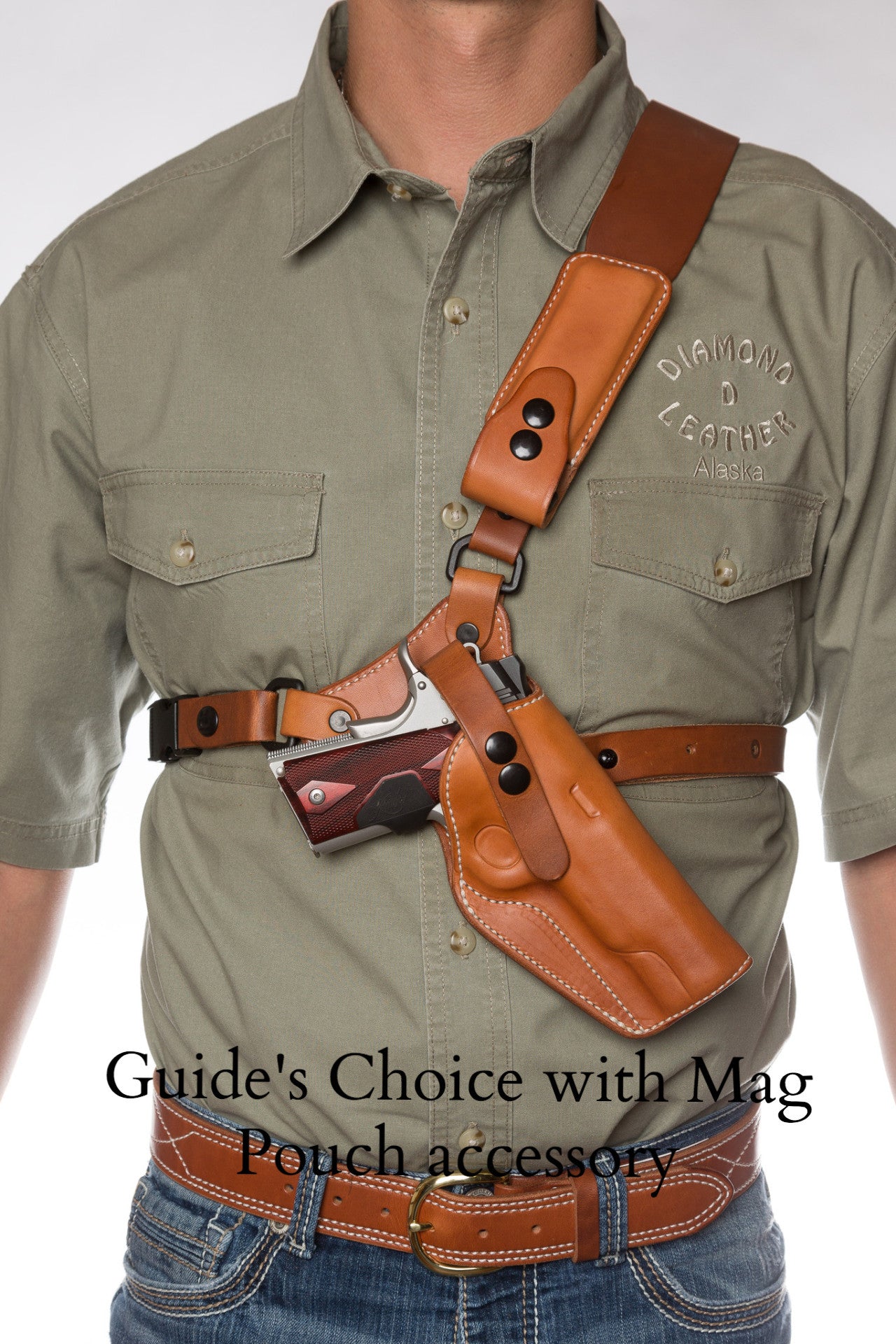 An application scenario or product detail of diamond d custom leather holsters - Image 2