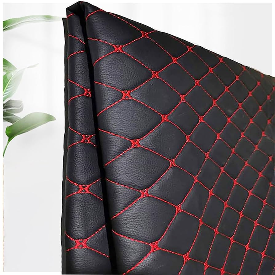 An application scenario or product detail of diamond stitch leather fabric roll - Image 2