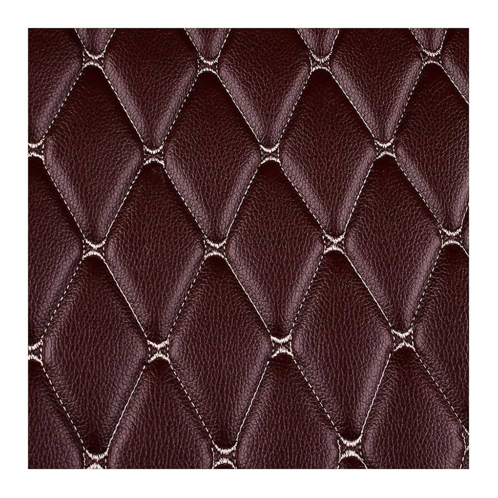 An application scenario or product detail of diamond stitch leather fabric roll - Image 3