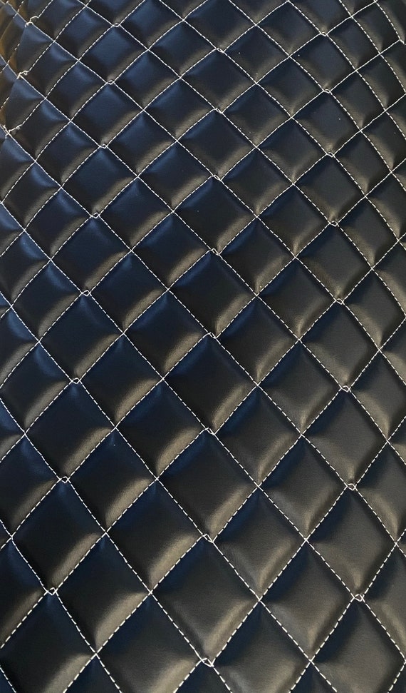 An application scenario or product detail of diamond stitch leather fabric roll - Image 18