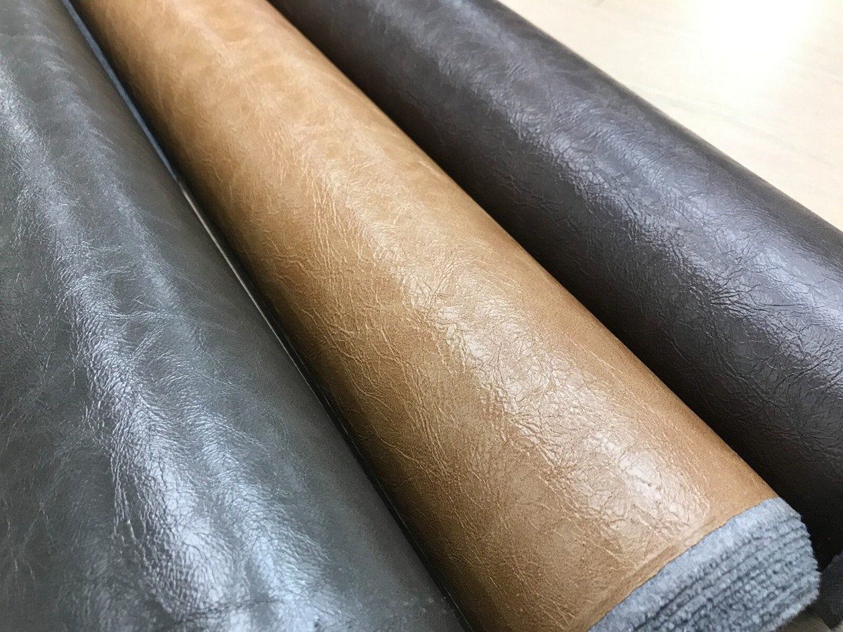 An application scenario or product detail of distressed faux leather - Image 3