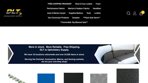 DLT Upholstery Supply - Vinyl & Foam Products