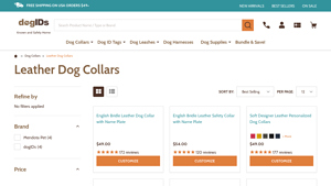 dogIDs - Custom Leather Dog Collars