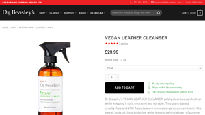 Dr. Beasley's - Vegan Leather Cleanser