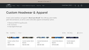 Driftwood Leather Co - Custom Headwear Collection