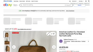 American Leather Co. - Cleveland Leather Backpack Purse Bag
