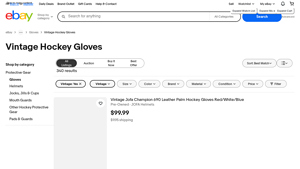 Vintage Hockey Gloves - Protective Gear