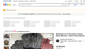 Ronnies Luxury Threads - Wholesale Leather Jackets Lot