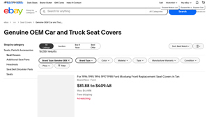 eBay - Genuine OEM Car and Truck Seat Covers