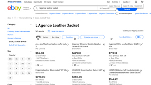 L'AGENCE - Winsome Studded Leather Jacket