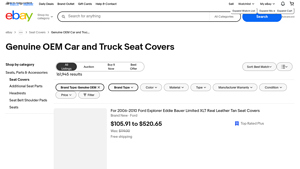 OEM Car and Truck Seat Covers - Leather for Ford, Toyota, Honda, BMW